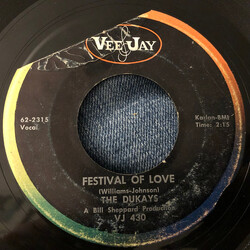 The Dukays Festival Of Love / Nite Owl Vinyl 7" USED