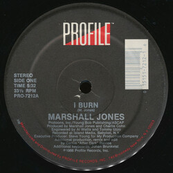Marshall Jones (2) I Burn USED VINYL 12INCH 33 S RPM