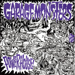 Garage Monsters Powerhouse! USED VINYL 7INCH SINGLE SIDED ETCHED 45 RPM