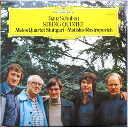 Franz Schubert / Melos Quartett / Mstislav Rostropovich String Quintet Vinyl LP USED