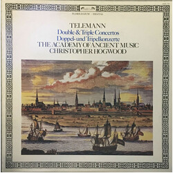 Georg Philipp Telemann / The Academy Of Ancient Music / Christopher Hogwood Double & Triple Concertos Vinyl LP USED