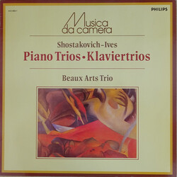 Dmitri Shostakovich / Charles Ives / Beaux Arts Trio Piano Trios - Klaviertrios Vinyl LP USED