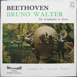 Ludwig van Beethoven / Bruno Walter / Columbia Symphony Orchestra Symphony No. 3 In E Flat, "Eroica" Vinyl LP USED