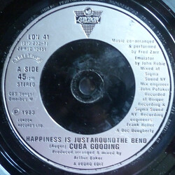 Cuba Gooding Happiness Is Just Around The Bend USED VINYL 7INCH SINGLE 45 RPM