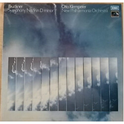 Anton Bruckner / Otto Klemperer / New Philharmonia Orchestra Symphony No. 9 In D Minor Vinyl LP USED