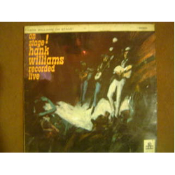 Hank Williams With His Drifting Cowboys Hank Williams On Stage: Recorded Live! Vinyl LP USED