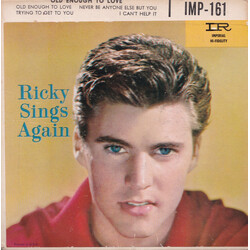 Ricky Nelson (2) Ricky Sings Again (Old Enough To Love) USED VINYL 7INCH 45 RPM EP