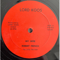 Robert Ffrench My Wife Vinyl 12" USED