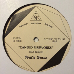 Willie Burns Candid Fireworks USED VINYL 12INCH 45 RPM