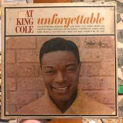 Nat King Cole Unforgettable Vinyl LP USED