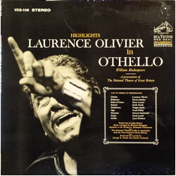 Laurence Olivier Othello (Highlights) Vinyl LP USED