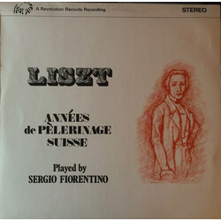 Franz Liszt / Sergio Fiorentino Années De Pèlerinage Suisse Vinyl LP USED
