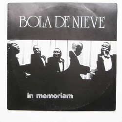 Bola De Nieve In Memoriam 1 Vinyl LP USED