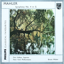 Gustav Mahler / Bruno Walter / Desi Halban / New York Philharmonic Symphony No. 4 In G Vinyl LP USED