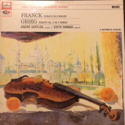 Edvard Grieg / César Franck / André Gertler / Edith Farnadi Sonata In A Major / Sonata No. 3 In C Minor Vinyl LP USED