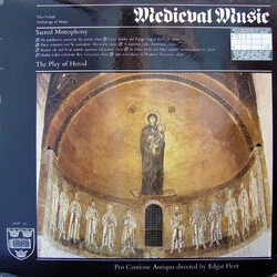 Pro Cantione Antiqua / Edgar Fleet Medieval Music: Sacred Monophony Vinyl LP USED