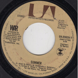 War Summer / All Day Music USED VINYL 7INCH 45 RPM STYRENE STEREO