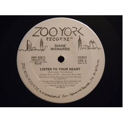 Diane Richards Listen To Your Heart Vinyl 12" USED