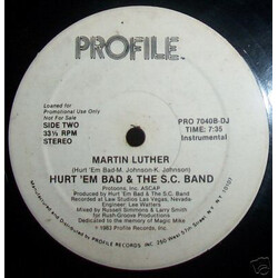 Hurt 'em Bad And The SC Band Martin Luther VINYL 12" USED