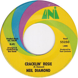 Neil Diamond Cracklin' Rosie USED VINYL 7INCH SINGLE 45 RPM