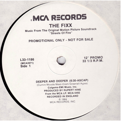 The Fixx Deeper And Deeper Vinyl 12" USED