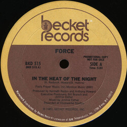 Force (4) In The Heat Of The Night Vinyl 12" USED