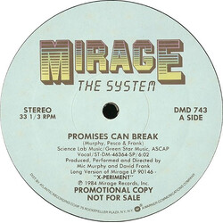 The System Promises Can Break Vinyl 12" USED