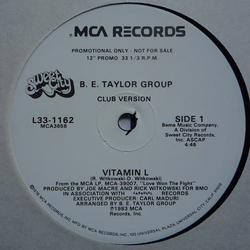 B.E. Taylor Group Vitamin L Vinyl 12" USED