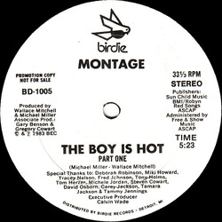 Montage (7) The Boy Is Hot VINYL 12" USED