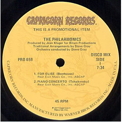 The Philarmonics For Elise / Piano Concerto Vinyl 12" USED