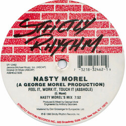 Nasty Morel Feel It, Work It, Touch It (Asshole) / Free USED VINYL 12INCH 33 S RPM