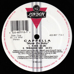 Cappella Move On Baby VINYL 12" USED