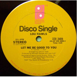 Lou Rawls Let Me Be Good To You USED VINYL 12INCH 33 S RPM STEREO