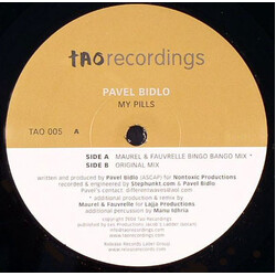 Pavel Bidlo My Pills VINYL 12" USED
