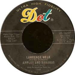 Lawrence Welk And His Orchestra Apples And Bananas USED VINYL 7INCH 45 RPM SINGLE