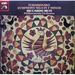 Pyotr Ilyich Tchaikovsky / Riccardo Muti / Philharmonia Orchestra Symphony No. 4 In F Minor Vinyl LP USED