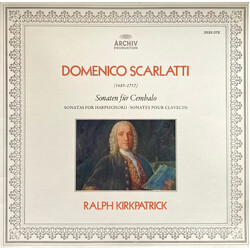 Domenico Scarlatti / Ralph Kirkpatrick Sonaten Für Cembalo Vinyl LP USED