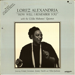 Lorez Alexandria How Will I Remember You? Vinyl LP USED