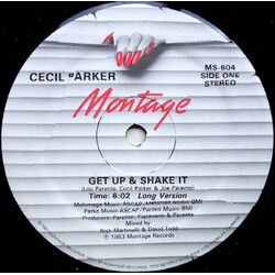 Cecil Parker Get Up & Shake It USED VINYL 12INCH 33 S RPM