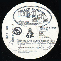 Tavares Words And Music Vinyl 12" USED