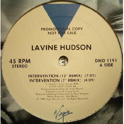 Lavine Hudson Intervention USED VINYL 12INCH 45 RPM PROMO