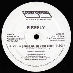 Firefly (2) Love (Is Gonna Be On Your Side) USED VINYL 12INCH 33 S RPM PROMO