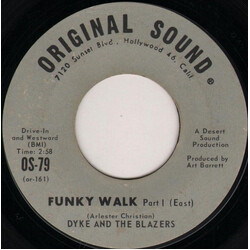 Dyke & The Blazers Funky Walk USED VINYL 7INCH 45 RPM SINGLE STYRENE