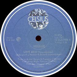 Voggue Love Buzz USED VINYL 12INCH 33 S RPM STEREO