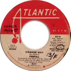 Firefall Strange Way USED VINYL 7INCH 45 RPM PROMO