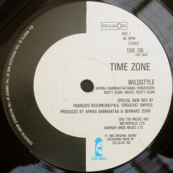 Time Zone Wildstyle (Special New Mix) USED VINYL 12INCH 45 RPM