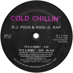 Kool G Rap & D.J. Polo It's A Demo / I'm Fly VINYL 12" USED