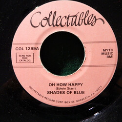 Shades Of Blue (3) Oh How Happy / Little Orphan Boy USED VINYL 7INCH SINGLE REISSUE