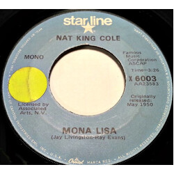 Nat King Cole Mona Lisa / Too Young USED VINYL 7INCH MONO