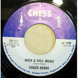 Chuck Berry Rock & Roll Music / Back In The USA USED VINYL 7INCH 45 RPM MONO